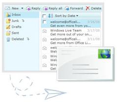 Windows Live Hotmail Wave 3