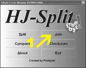 How To Join Or Unite Files, Games Or Movies Using HJSplit 