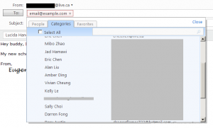 Windows Live Hotmail Wave 3 - New Message Options Page Screenshot Windows Live Hotmail Wave 3 - New Message Options Page Screenshot