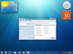 Windows 7 Calculator On Desktop Windows 7 Calculator On Desktop