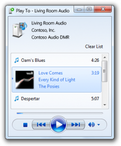 Windows 7 Play To Windows 7 Play To