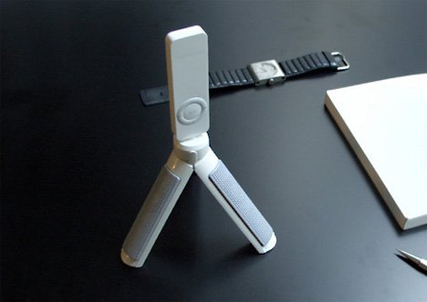 iPod New Speakers which makes a Stand