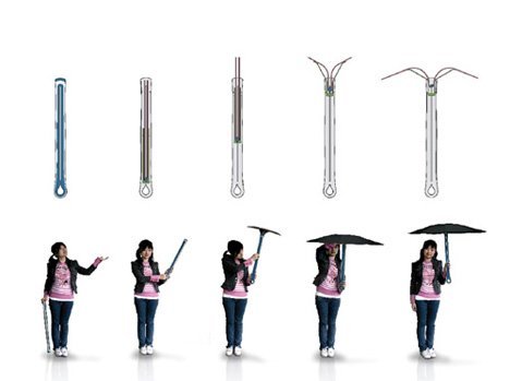 Stick Folded Umberalla