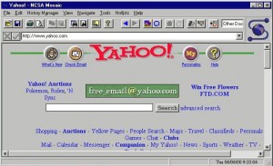 Yahoo.com on Mosaic Browser in 1993