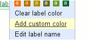 Gmail Mod of Custom Label Colors