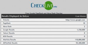 www.CheckLive.info Result