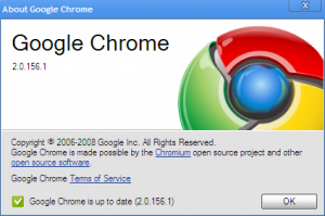Google Chrome 2.0 Update Google Chrome 2.0 Update