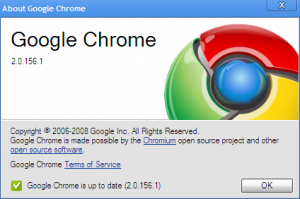 Google Chrome 2.0 Update