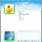 Windows Live Messenger 2009 Chat