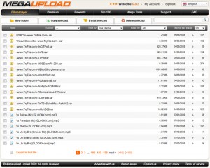 Megaupload.com New Design File Manager