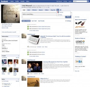 Facebook New Interface Profile Page