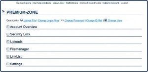 Rapidshare New Interface Premium Account
