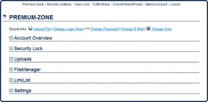 Rapidshare New Interface Premium Account