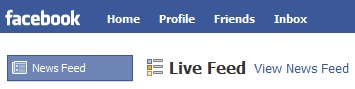 Facebook Live Feed vs News Feed