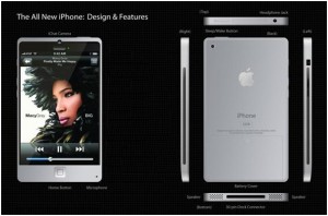 Apple iPhone 4 Aluminum Body Concept Apple iPhone 4 Aluminum Body Concept